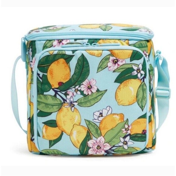 Vera Bradley Handbags - Vera Bradley Lighten Up Deluxe Travel Cooler Lemon Grove 29386-12673 NWT Travel
